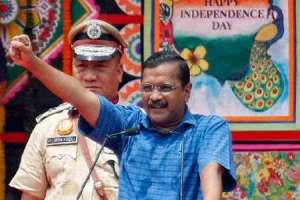 Kejriwal emphasizes importance of harmony, good education, healthcare, and uninterrupted electricity in becoming a ‘vishwaguru’ in New Delhi.