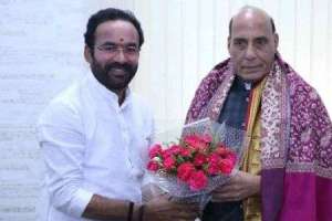 Kishan appeals to Rajnath for assistance in transferring Defense land for skywalk