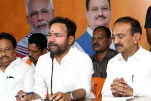 Kishan questions police officers, “Are you from Telangana police or BRS police?”