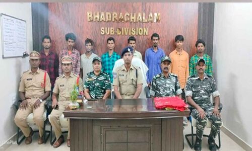 Kothagudem Police Arrest Eight Members of the CPI-Maoist Banned Group