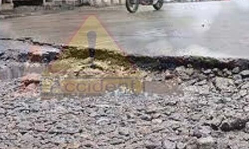 Loss of life in Hyderabad due to damaged roads caused by heavy rainfall