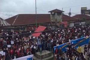 Massive Rally Held by Naga Tribals in Manipur, Urging Centre to Resolve Naga Political Issue