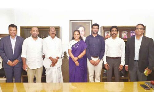 MLC Kavitha calls on IT firms to establish operations at Nizamabad IT hub