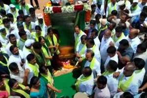 MP Santosh Kumar inaugurates Koti Vruksharchana program in Moinabad, Telangana