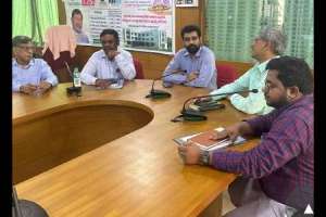 NABARD representative pays a visit to DCCB Karimnagar