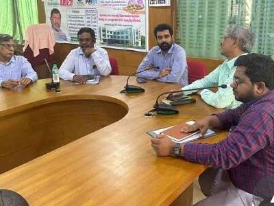 NABARD representative pays a visit to DCCB Karimnagar