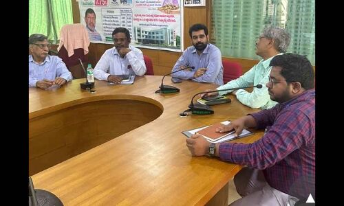 NABARD representative pays a visit to DCCB Karimnagar
