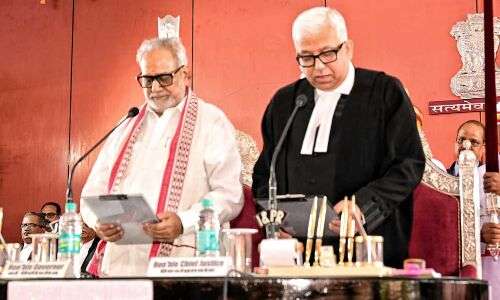 Orissa HC Chief Justice, Justice Talapatra, Sworn In