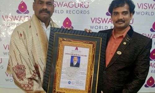 Programme to be initiated by Vishwaguru World Records in Hyderabad