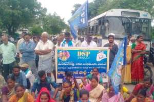 Protest staged by Moranchapally residents