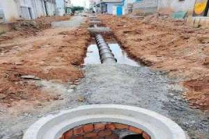 Residents of Jalpally in Rangareddy district initiate road and sewerage works independently