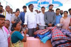 Residents to be safeguarded from floods through construction of 3 check dams on Munneru river
