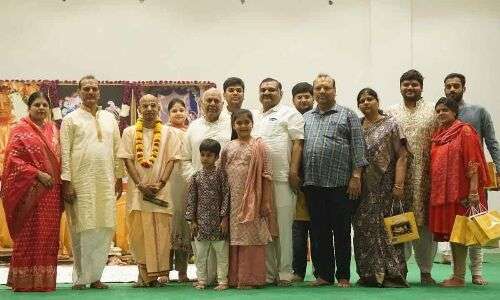 Samskara Bhavan at Hare Krishna Golden Temple in Hyderabad receives a funding of Rs 2 crore