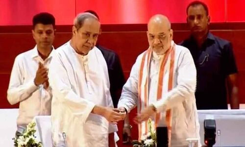 Shah and Naveen inaugurate National Highway project in Odisha
