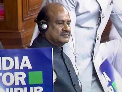 Speaker of the Lok Sabha expresses displeasure over interruptions, abstains from parliamentary proceedings