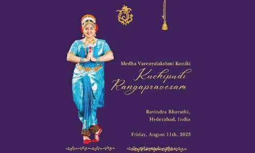 Student of Vedantam Raghava prepares for debut performance ‘Rangapravesham’