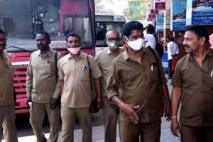 TSRTC Workers Temporarily Halt Statewide Bus Services for Two Hours