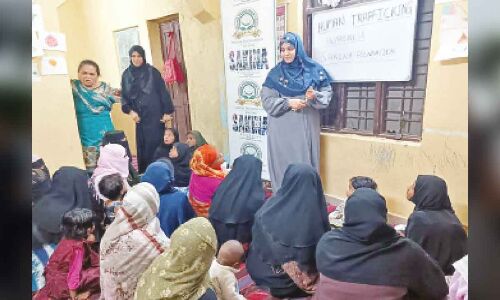 Women activist in Hyderabad hailed as a hero in the battle against human trafficking