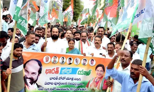 Bharat Jodo Yatra’s first anniversary celebrated with a rally in Kodad