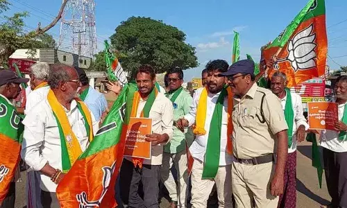 BJP officials apprehended in Khammam district’s Kalluru
