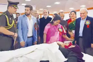 Blood donation camp inaugurated by Governor