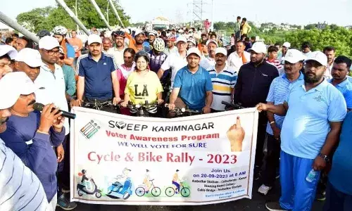 Collector Gopi urges for a hundred per cent voter turnout in upcoming elections