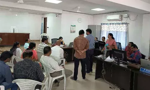 Collector Ila Tripathi reviews voter list revision work in Mulugu