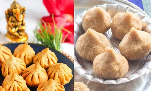 Delicious steamed modak to mark the arrival of Ganesh Chaturthi