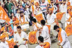 Dhol Tasha Beats Echoing Through City to Energize Festivities: Ganpati Bappa Morya