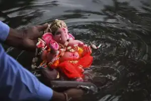 Enhanced Security Measures in Place for Ganesh Idol Immersion in Khammam