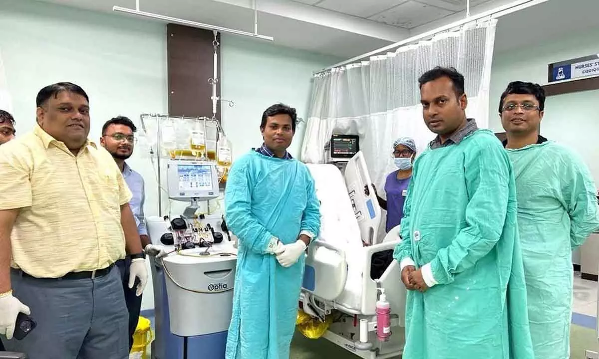 First Plasma Exchange therapy conducted by SUMUM in Odisha