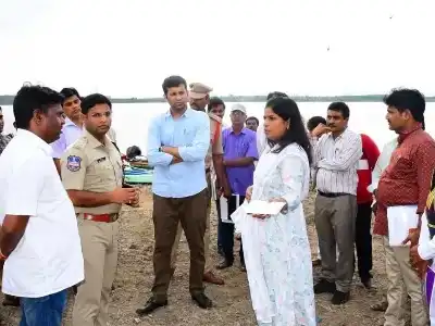Ganesh immersion preparations inspected by collector