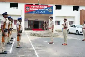 Goush Alam IPS, District SP, Conducts Surprise Inspection of Kannaigudem Police Station