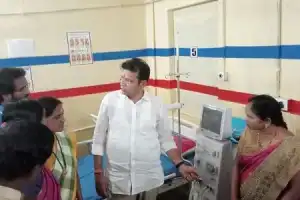 Government Hospital’s dialysis center inspected by MLA Sridhar Babu
