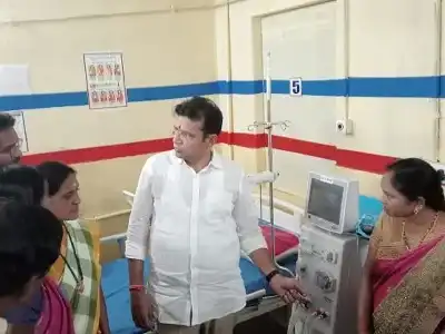 Government Hospital’s dialysis center inspected by MLA Sridhar Babu