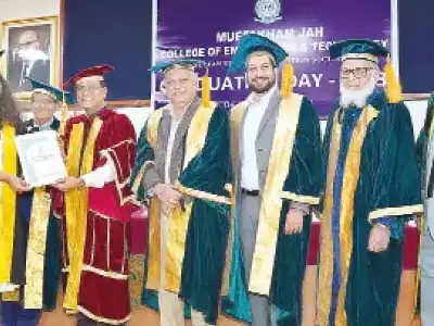Graduation Day held at MJCET in Hyderabad