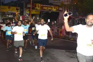 Grand Start for Hans Marathon