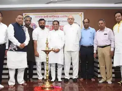 Hindi Diwas celebrated by Telangana Hindi Journalist Association in Hyderabad