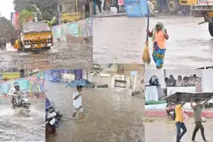 Hyderabad paralyzed as heavy rains lash the city