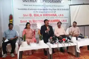 I-T Officials Clarify Tax Payment Queries for NGOs in Khammam