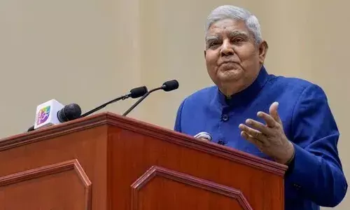 Jagdeep Dhankhar, Rajya Sabha Chairman, Raises National Flag in the New Parliament House