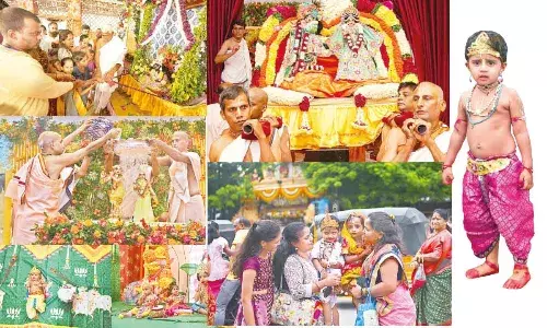 Janmashtami celebrated with fervor and enthusiasm in Hyderabad