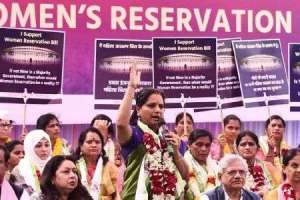 Kavitha urges parties to back Women’s Reservation Bill