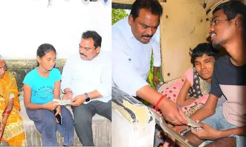 MLA Sunke Ravi Shankar rushes to help orphan in Karimnagar