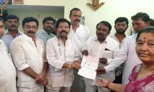 MLA VM Abraham Distributes CM Relief Checks to the Victims