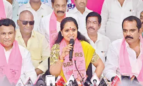 MLC Kalvakuntla Kavitha claims politically motivated notice by Enforcement Directorate in Hyderabad