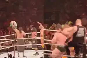 ‘Naatu Naatu’ prompts wrestlers to shake their legs