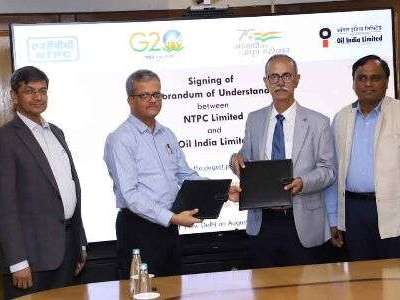 NTPC and Oil India Sign MoU for Renewable Energy and Environmental Initiatives