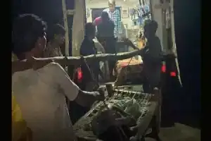 Pregnant Woman Transported on Bed for 3 km in Mulugu