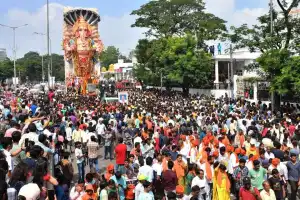 Record-breaking Time for Immersion of Bada Ganesh Amidst Devotee Crowds in Hyderabad